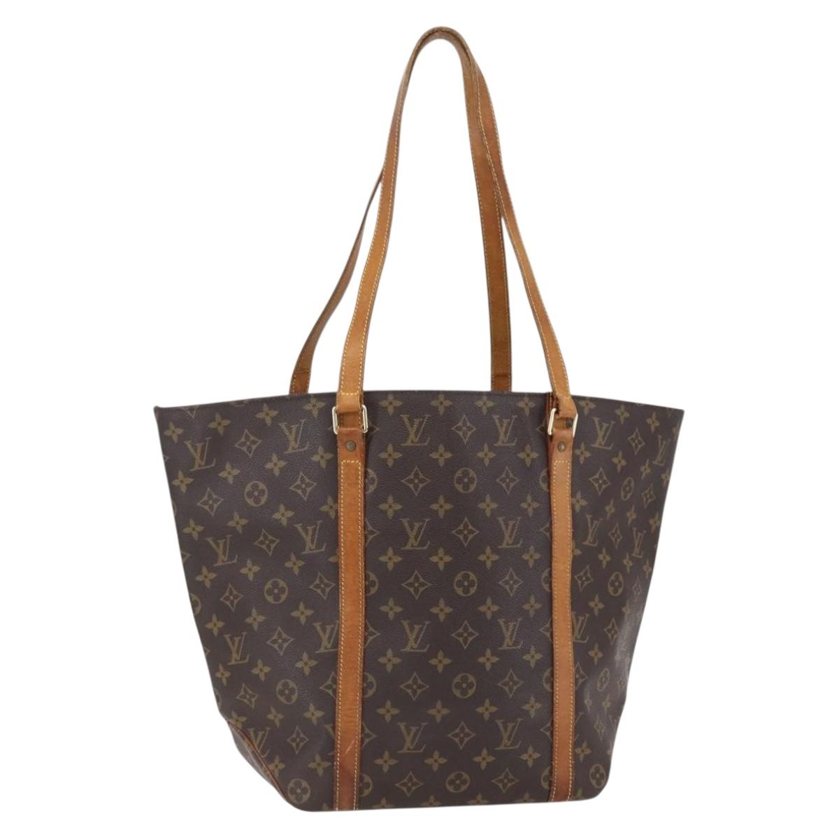 LOUIS VUITTON Monogram Sac Shopping Tote Bag M51108 LV Auth 153892