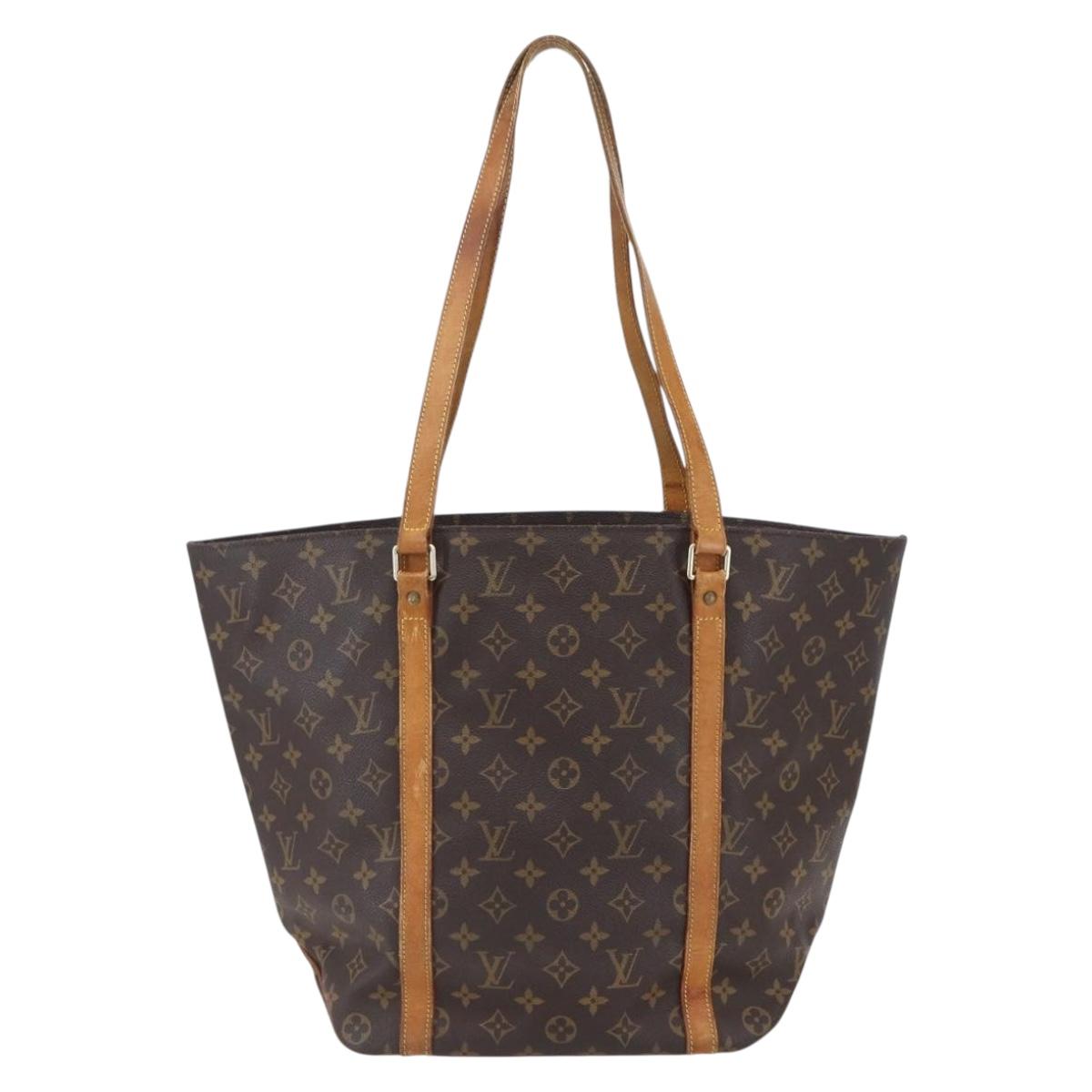 LOUIS VUITTON Monogram Sac Shopping Tote Bag M51108 LV Auth 153892