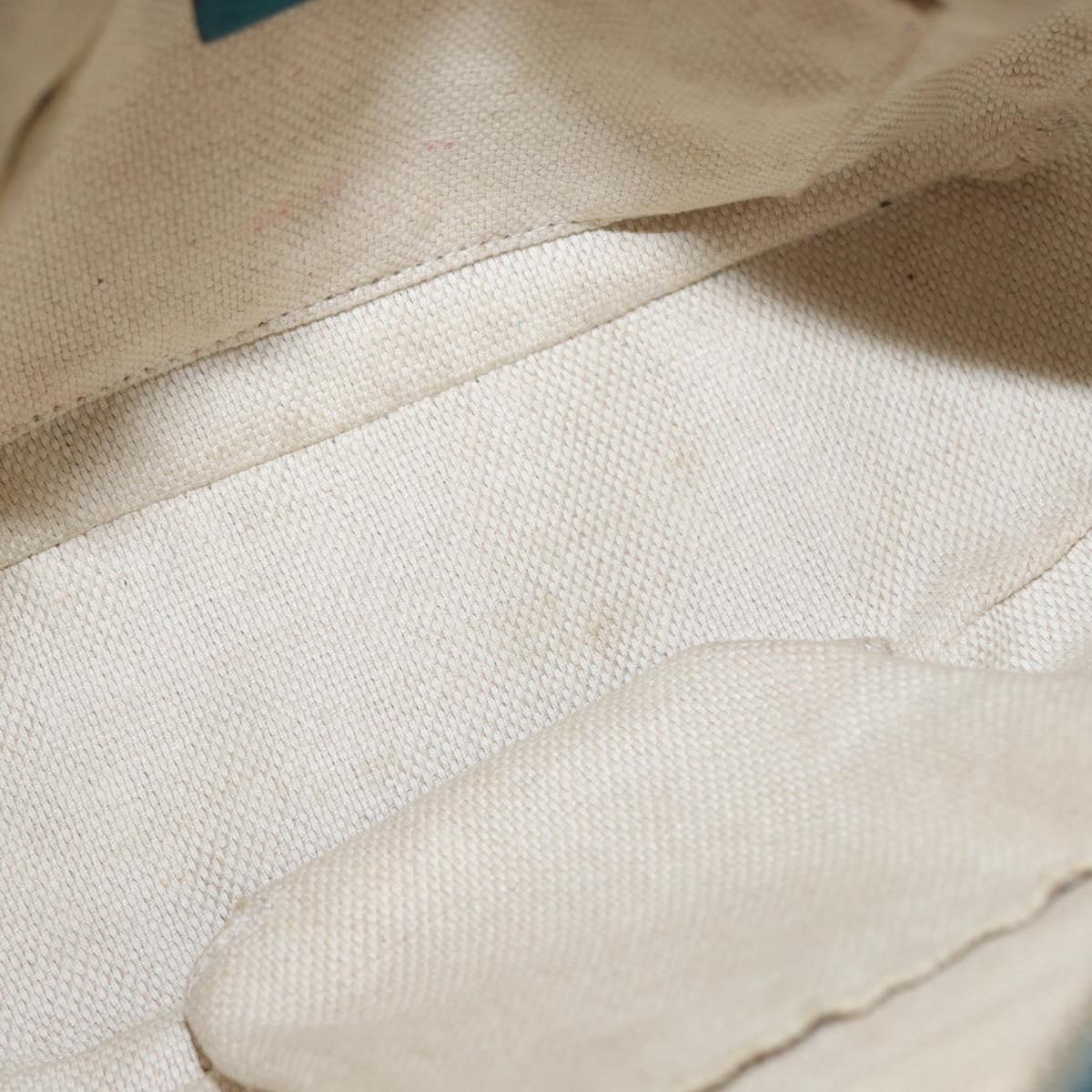 GUCCI Soho Shoulder Bag Suede Leather Blue Gold 308364 Auth 153895