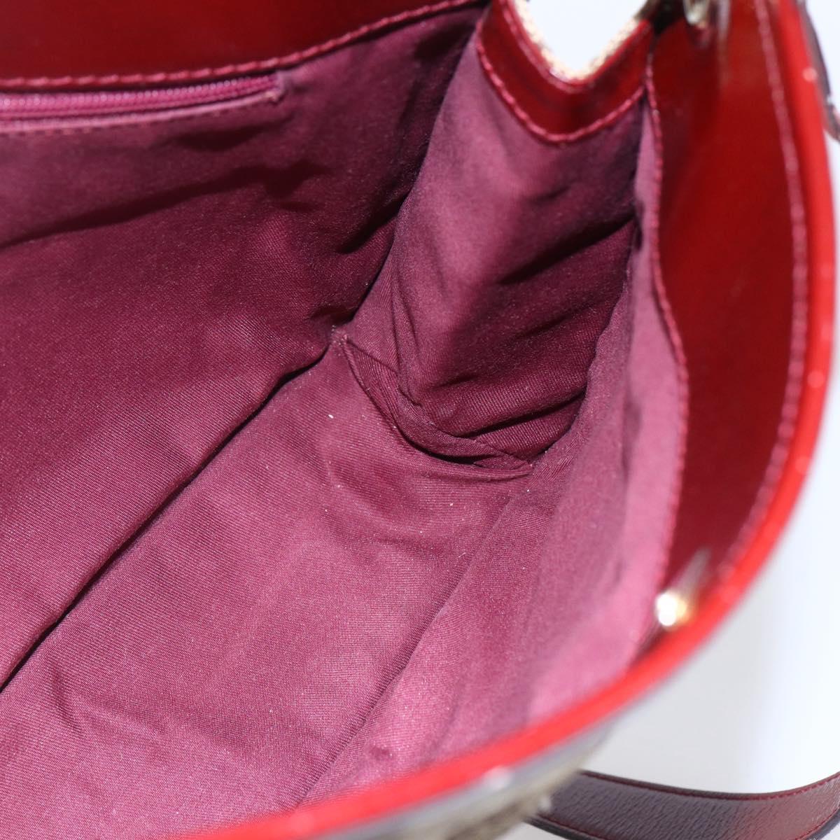 GUCCI GG Canvas Shoulder Bag Beige Gold 120841 Auth 153898