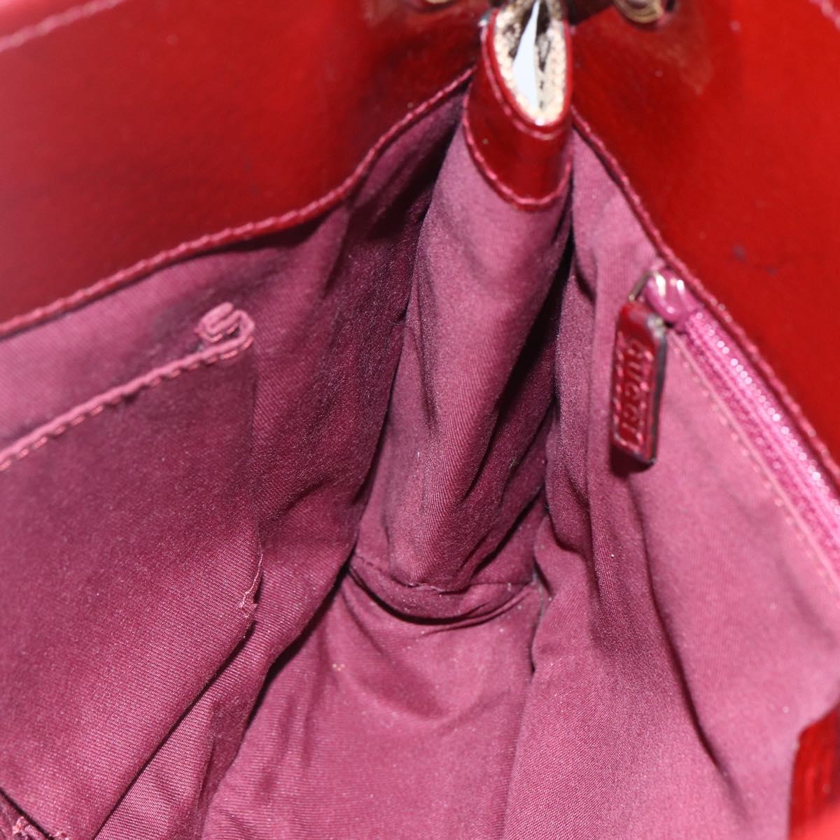 GUCCI GG Canvas Shoulder Bag Beige Gold 120841 Auth 153898