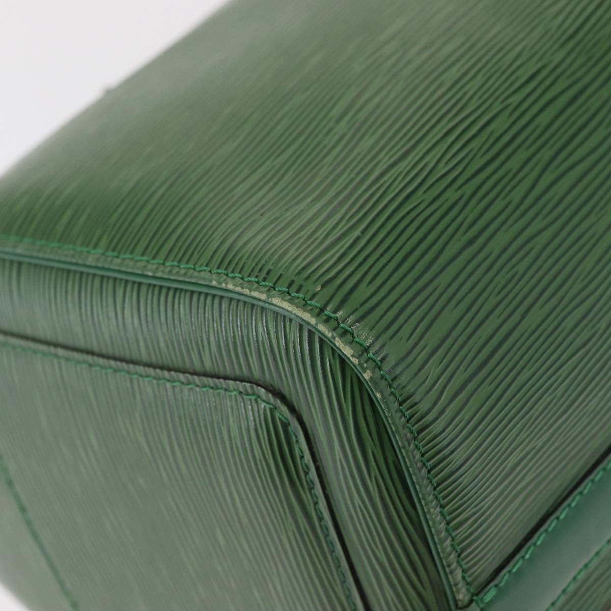 LOUIS VUITTON Epi Speedy 30 Hand Bag Borneo Green M43004 LV Auth 153912