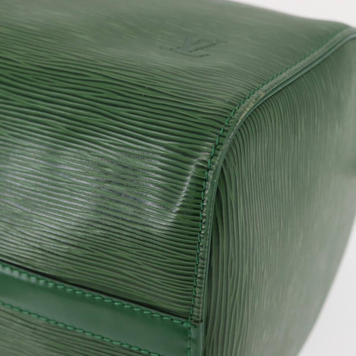 LOUIS VUITTON Epi Speedy 30 Hand Bag Borneo Green M43004 LV Auth 153912