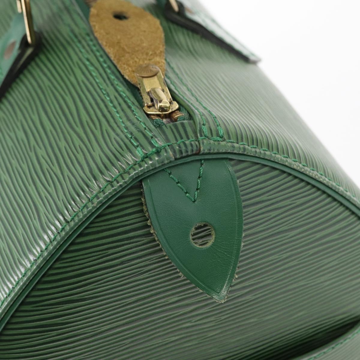 LOUIS VUITTON Epi Speedy 30 Hand Bag Borneo Green M43004 LV Auth 153912