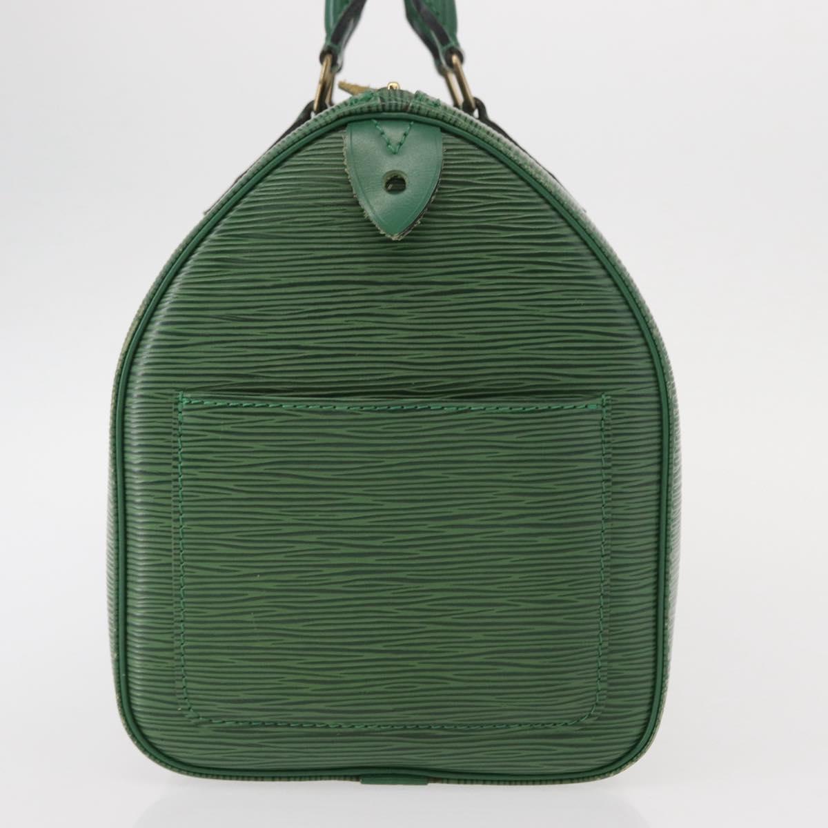 LOUIS VUITTON Epi Speedy 30 Hand Bag Borneo Green M43004 LV Auth 153912