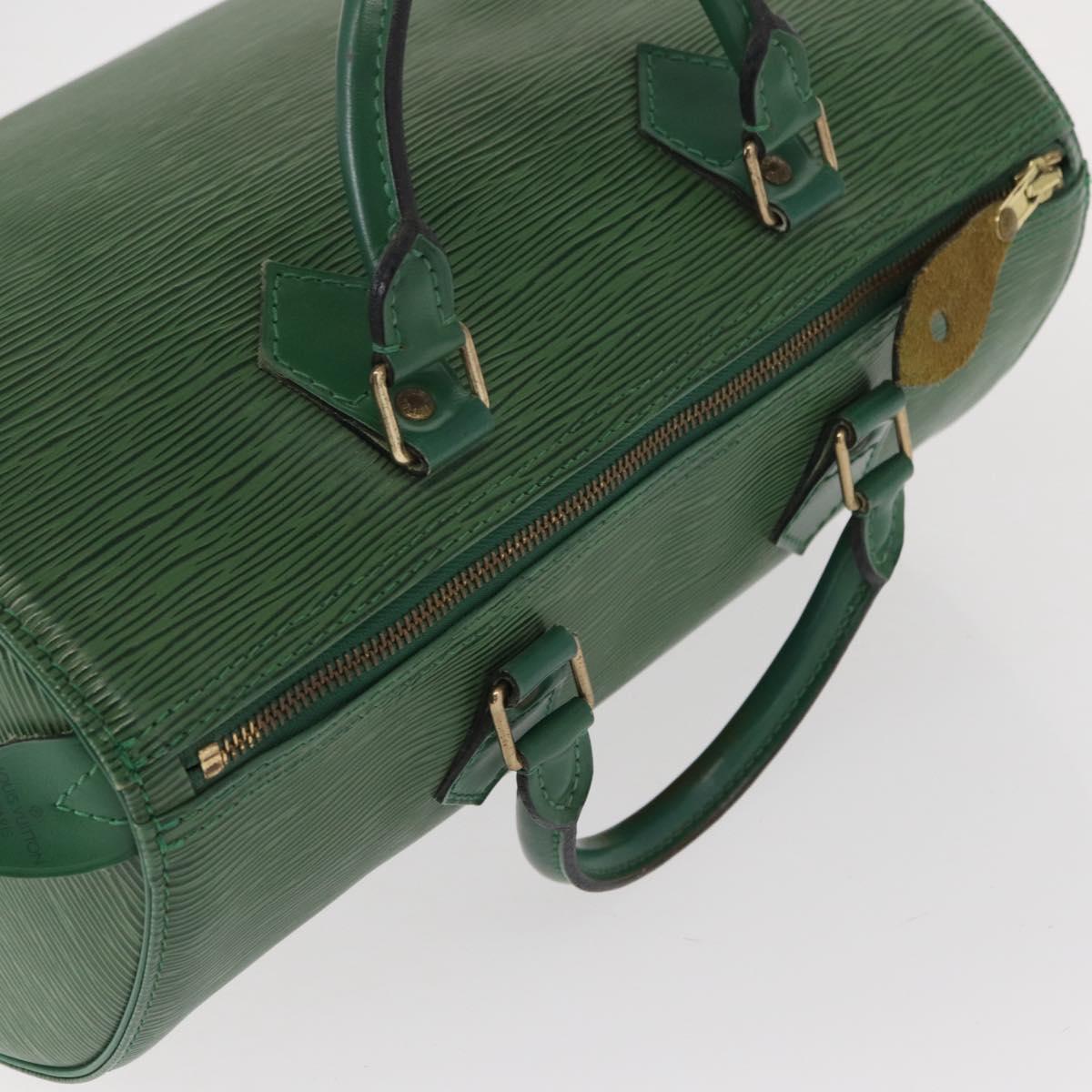 LOUIS VUITTON Epi Speedy 30 Hand Bag Borneo Green M43004 LV Auth 153912