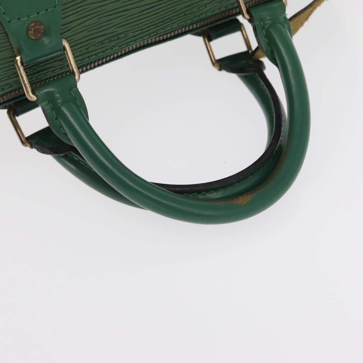 LOUIS VUITTON Epi Speedy 30 Hand Bag Borneo Green M43004 LV Auth 153912