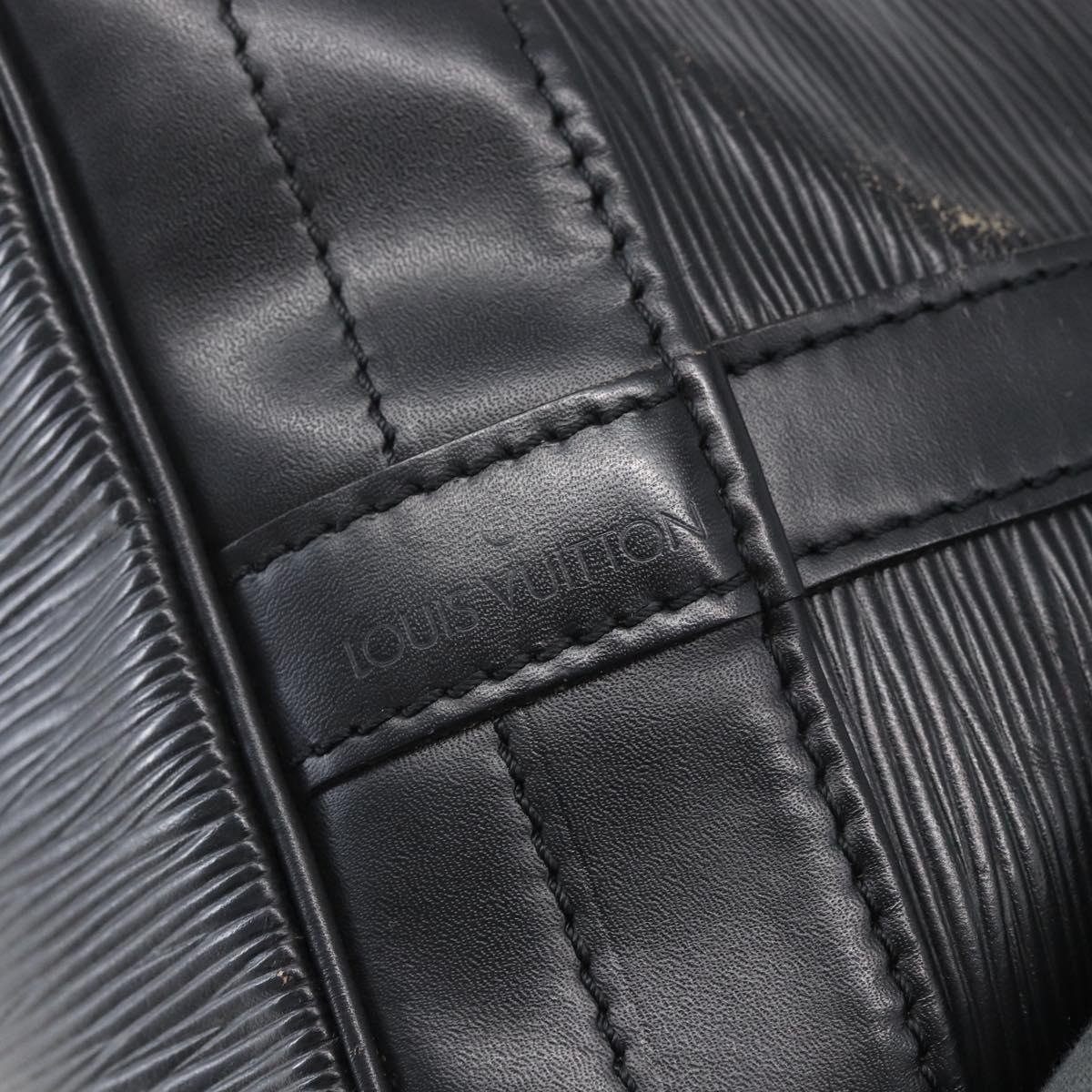LOUIS VUITTON Epi Noe Shoulder Bag Black M44002 LV Auth 153916