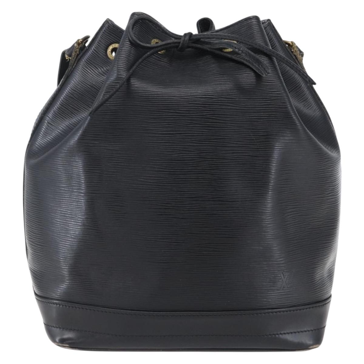 LOUIS VUITTON Epi Noe Shoulder Bag Black M44002 LV Auth 153916