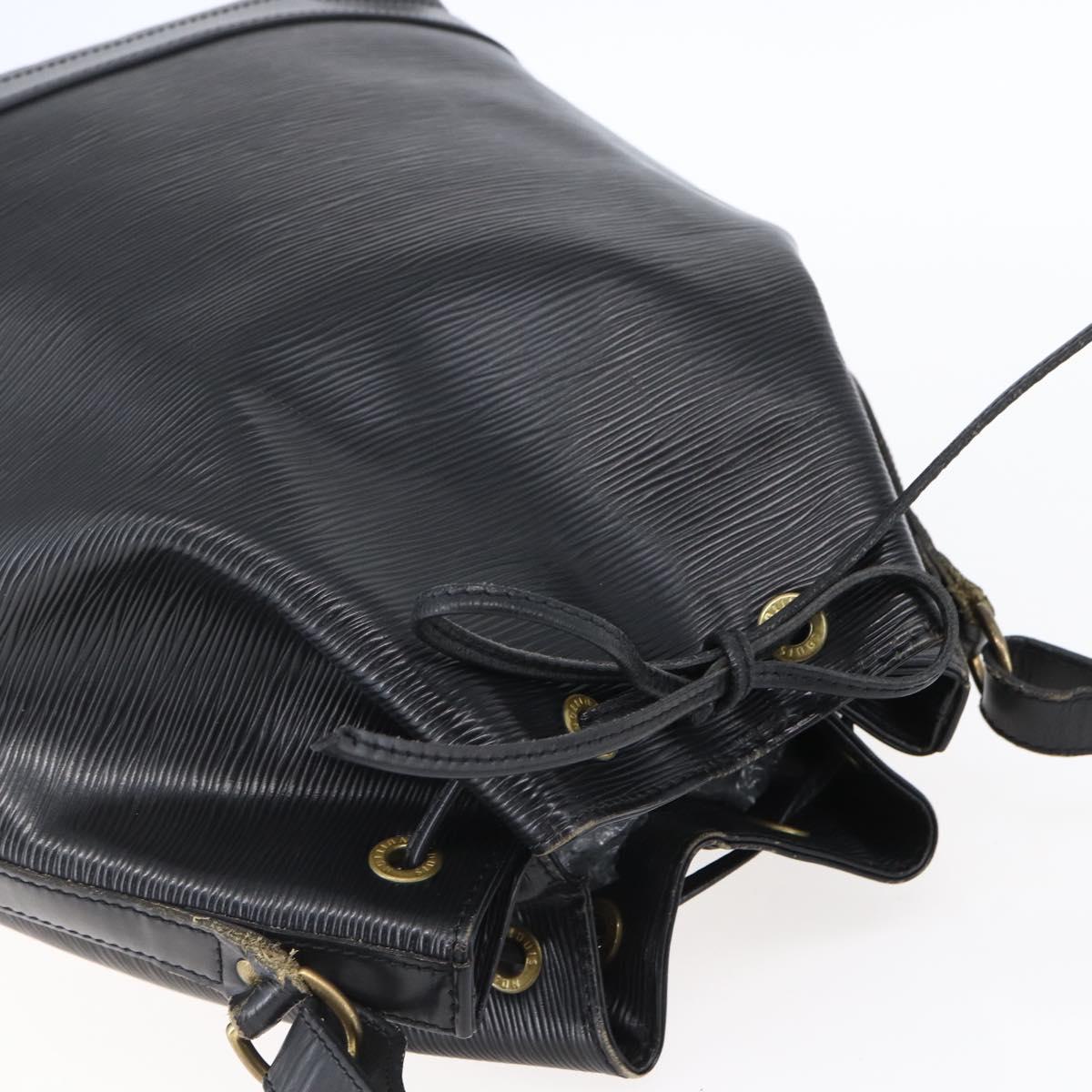 LOUIS VUITTON Epi Noe Shoulder Bag Black M44002 LV Auth 153916