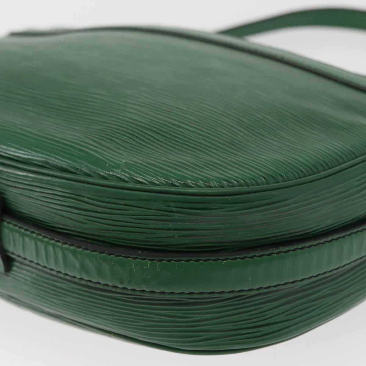 LOUIS VUITTON Epi Jeune Fille MM Shoulder Bag Green M52154 LV Auth 153917