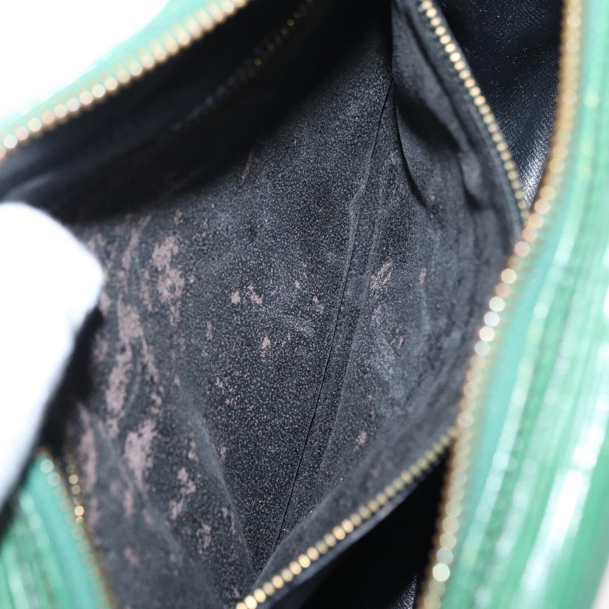 LOUIS VUITTON Epi Jeune Fille MM Shoulder Bag Green M52154 LV Auth 153917