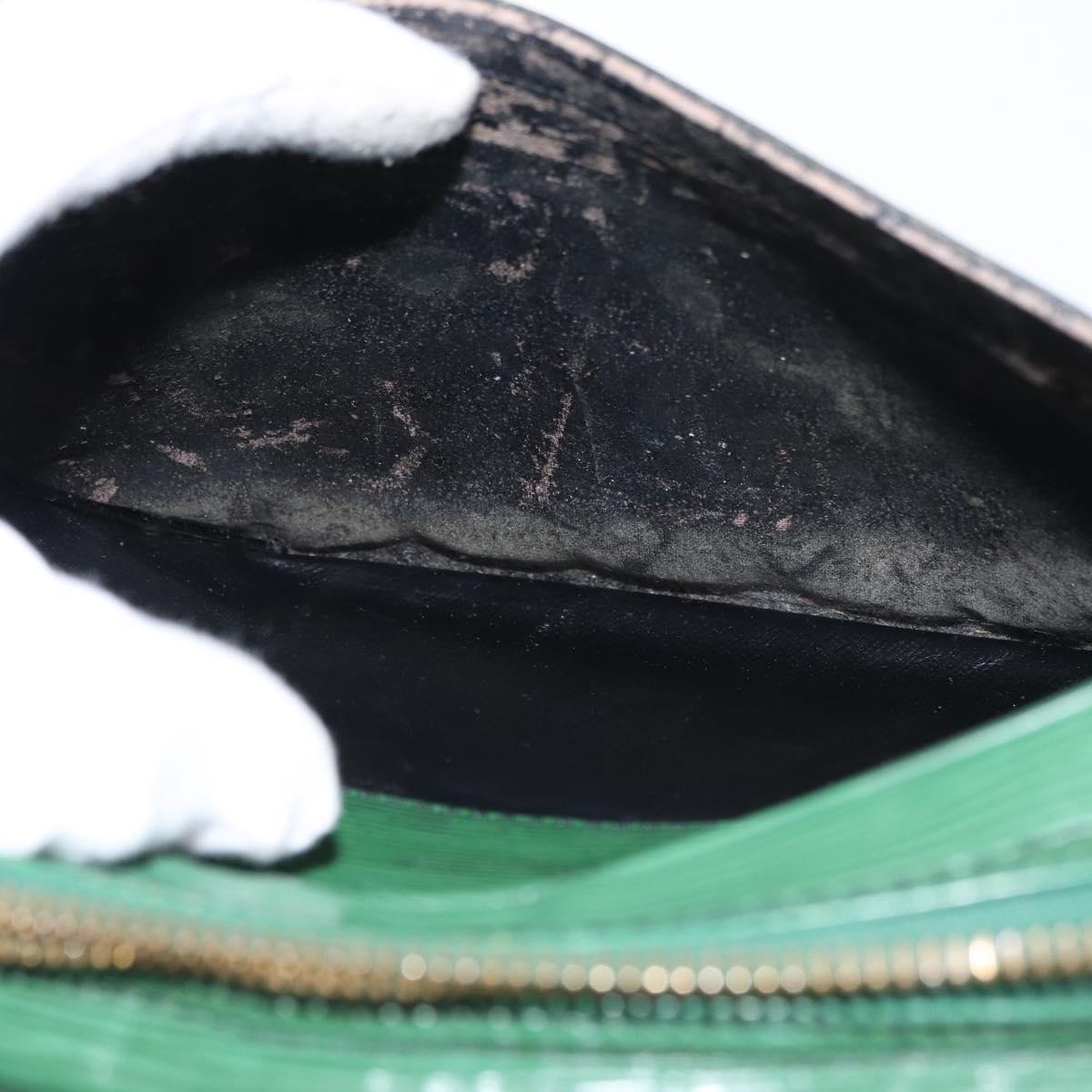 LOUIS VUITTON Epi Jeune Fille MM Shoulder Bag Green M52154 LV Auth 153917