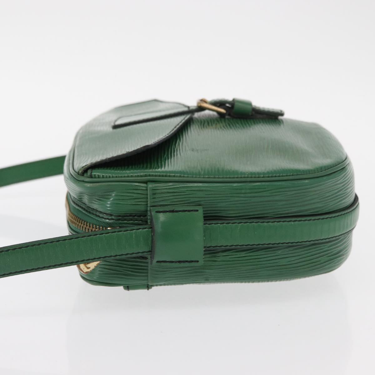 LOUIS VUITTON Epi Jeune Fille MM Shoulder Bag Green M52154 LV Auth 153917