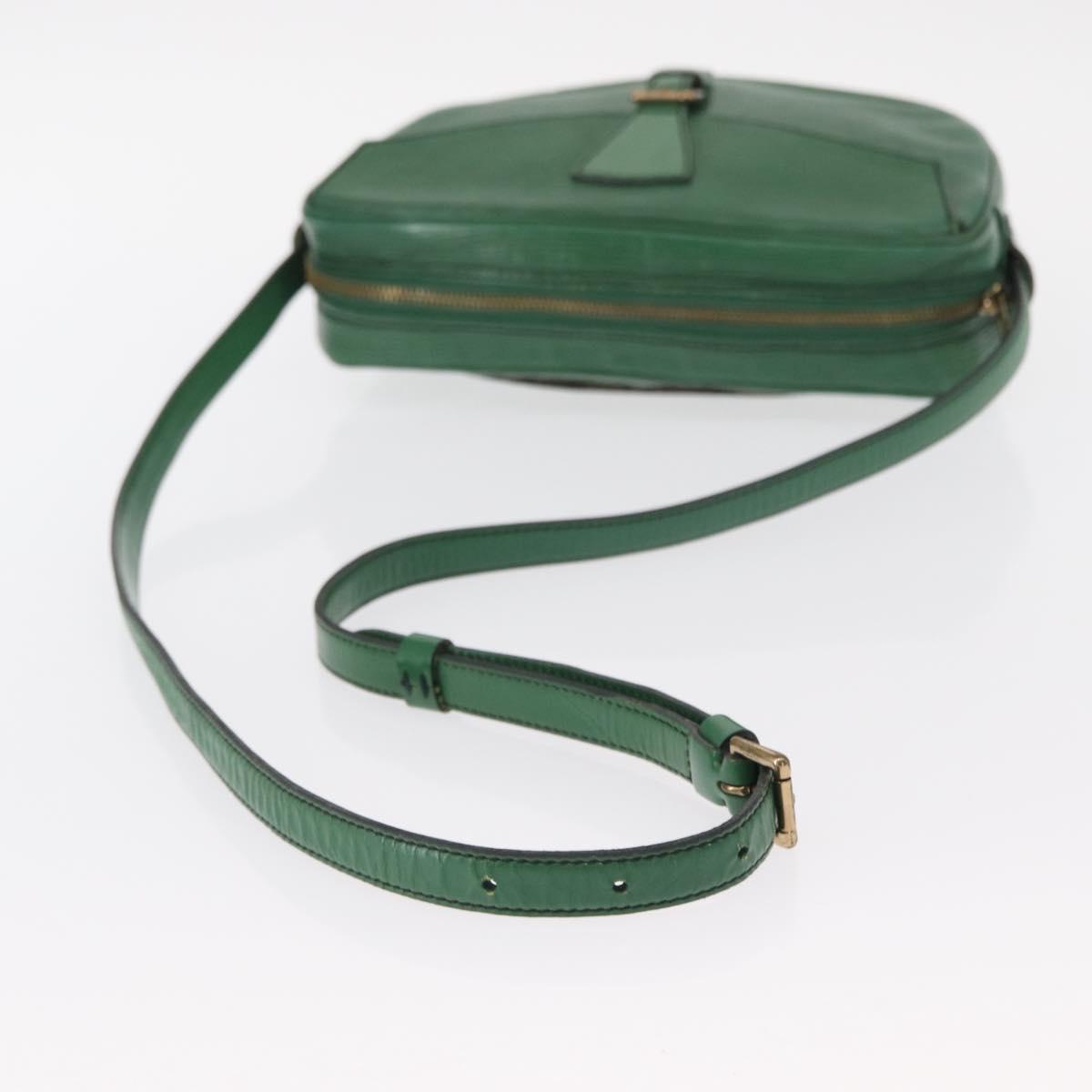 LOUIS VUITTON Epi Jeune Fille MM Shoulder Bag Green M52154 LV Auth 153917