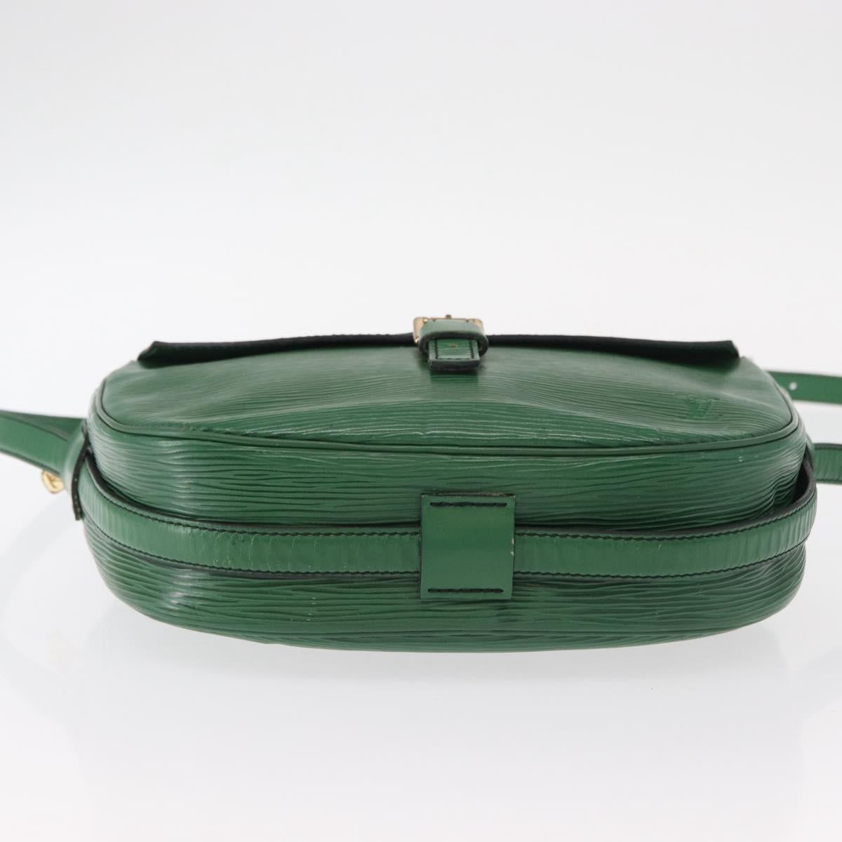 LOUIS VUITTON Epi Jeune Fille MM Shoulder Bag Green M52154 LV Auth 153917
