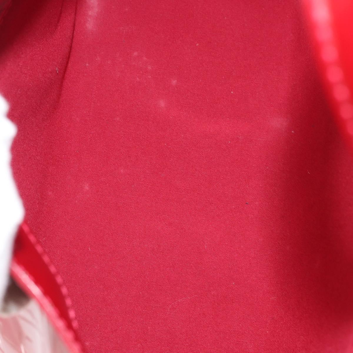 LOUIS VUITTON Monogram Vernis Wilshire PM Bag Pomme D'amour M93642 Auth 153918