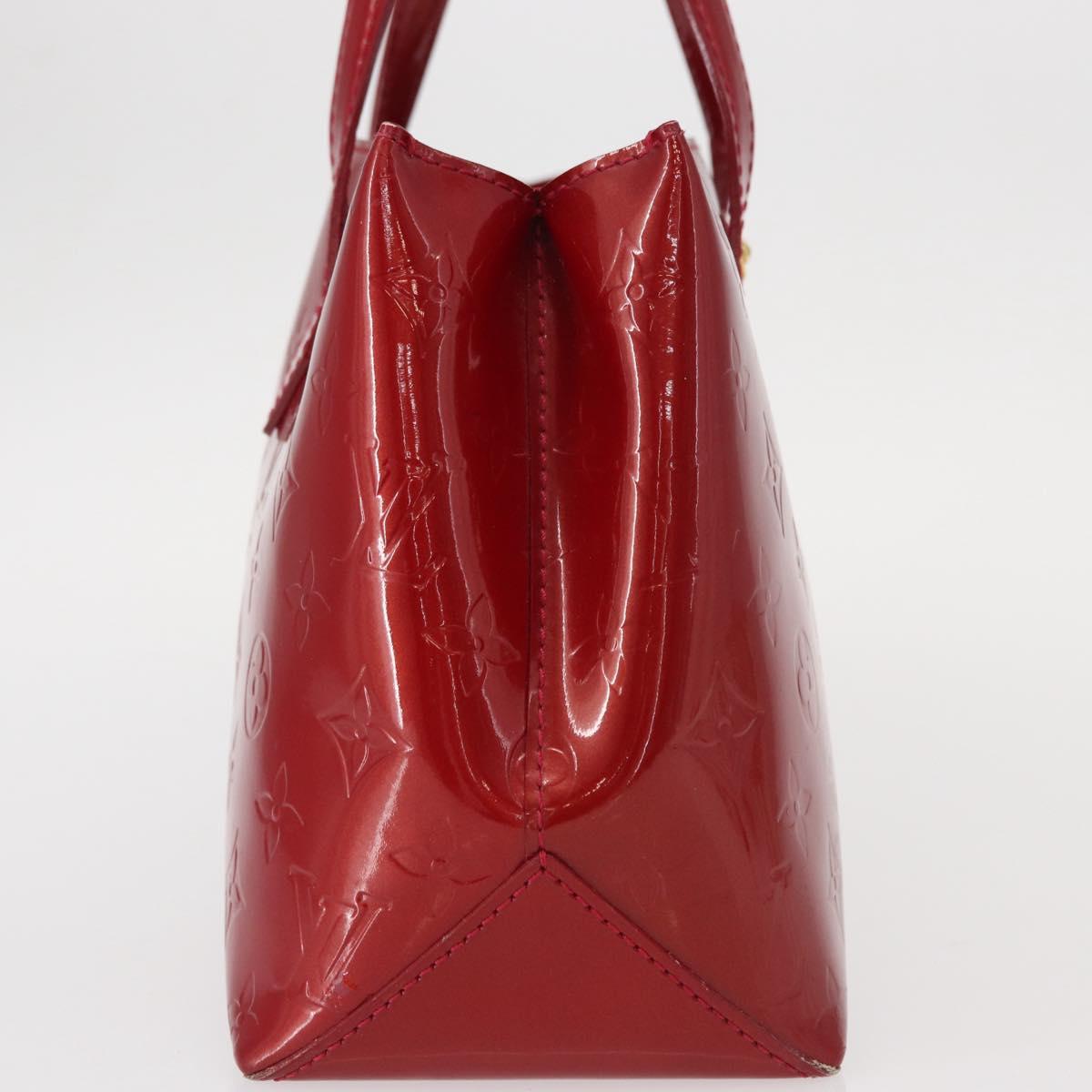 LOUIS VUITTON Monogram Vernis Wilshire PM Bag Pomme D'amour M93642 Auth 153918