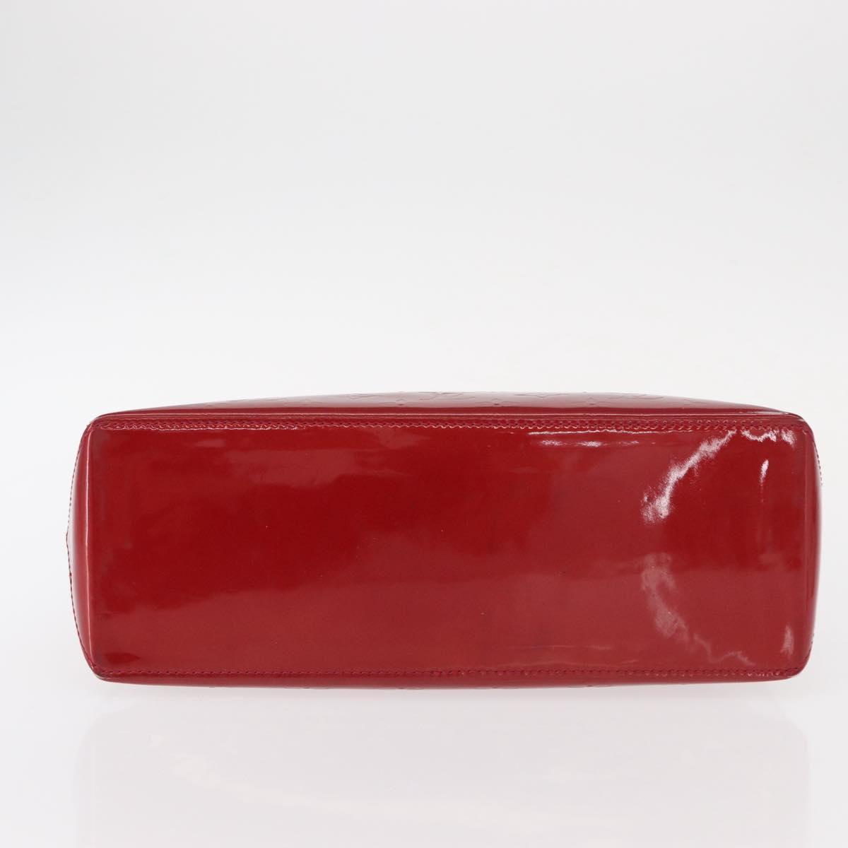 LOUIS VUITTON Monogram Vernis Wilshire PM Bag Pomme D'amour M93642 Auth 153918