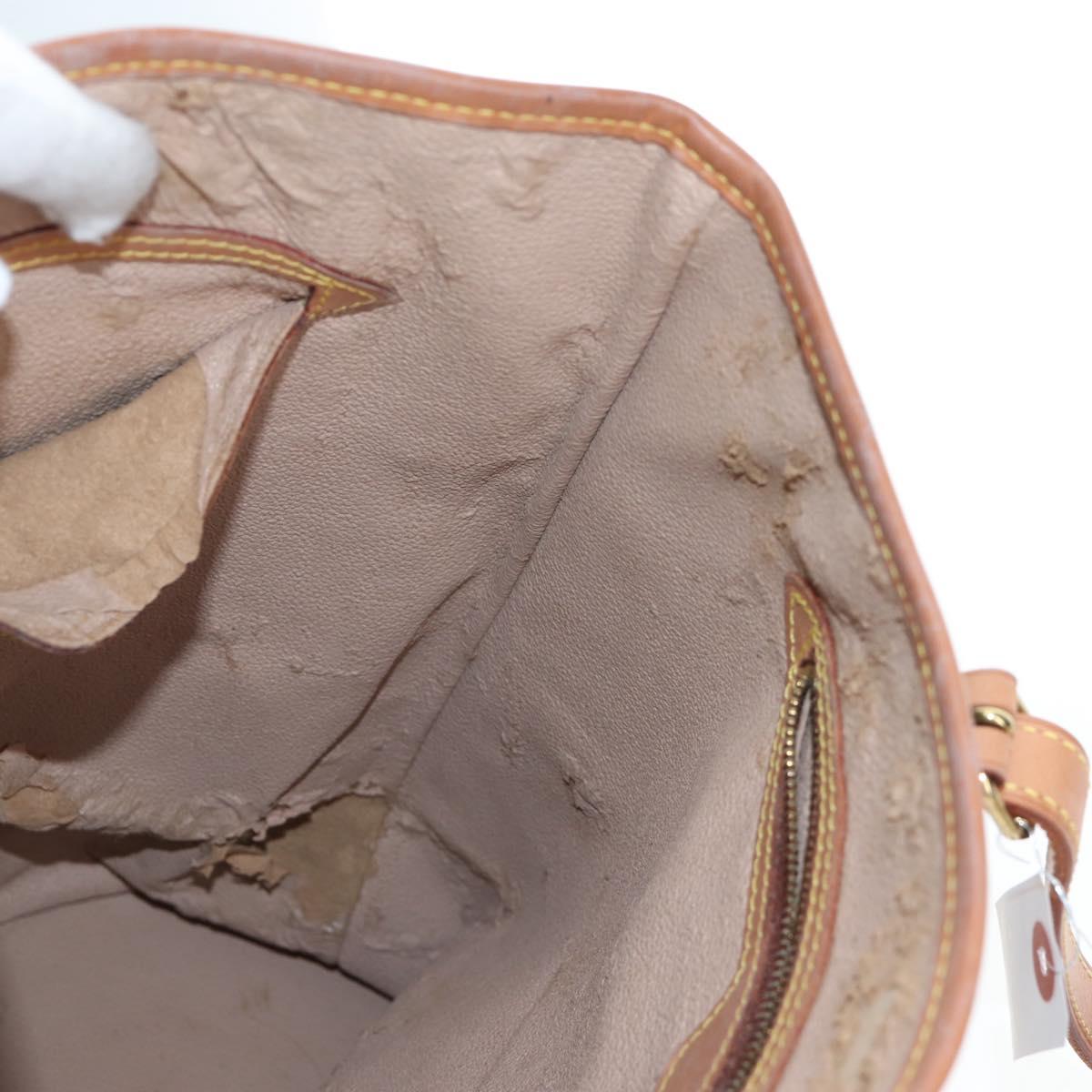 LOUIS VUITTON Monogram Bucket GM Shoulder Bag M42236 LV Auth 153920