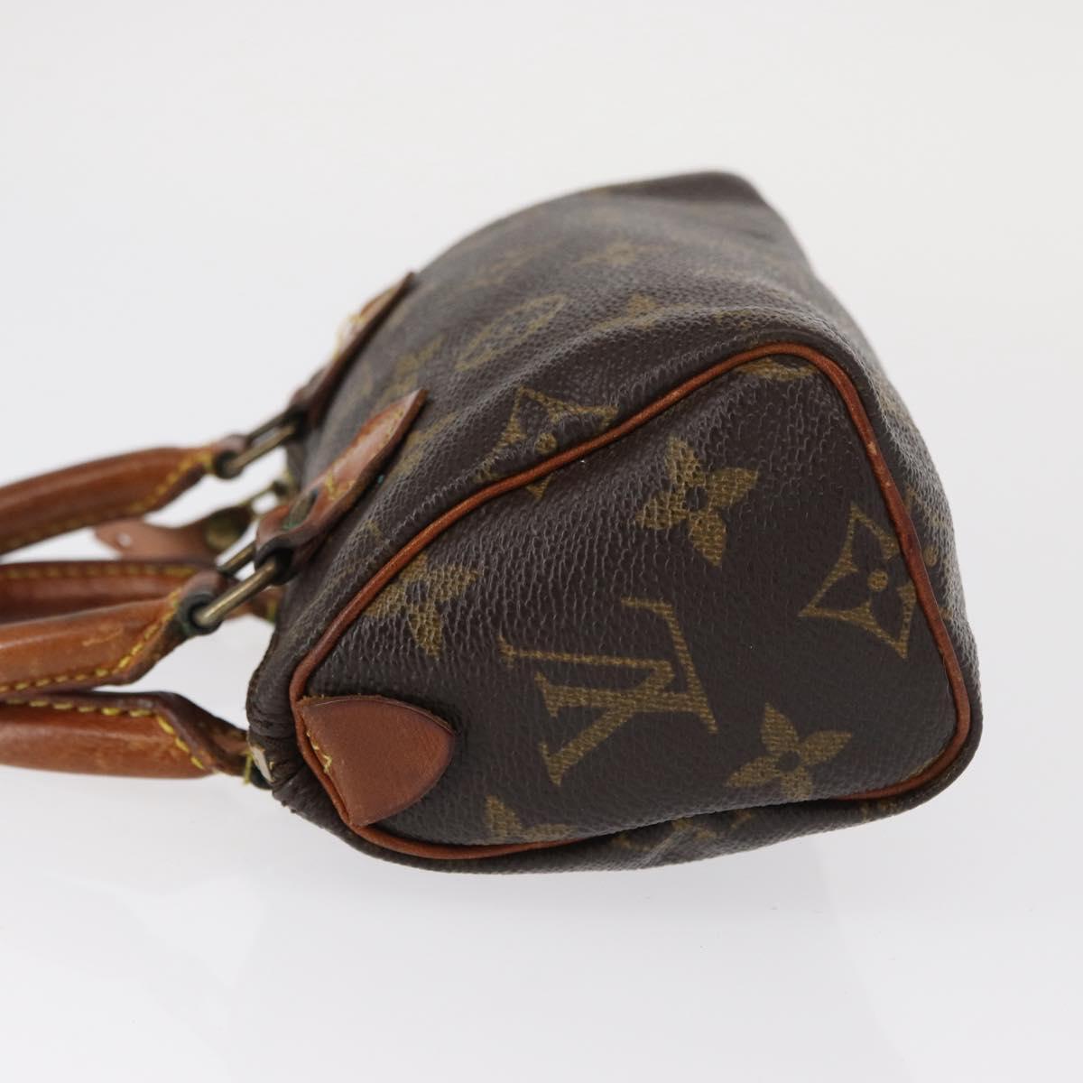LOUIS VUITTON Monogram Mini Speedy Hand Bag M41534 LV Auth 153932