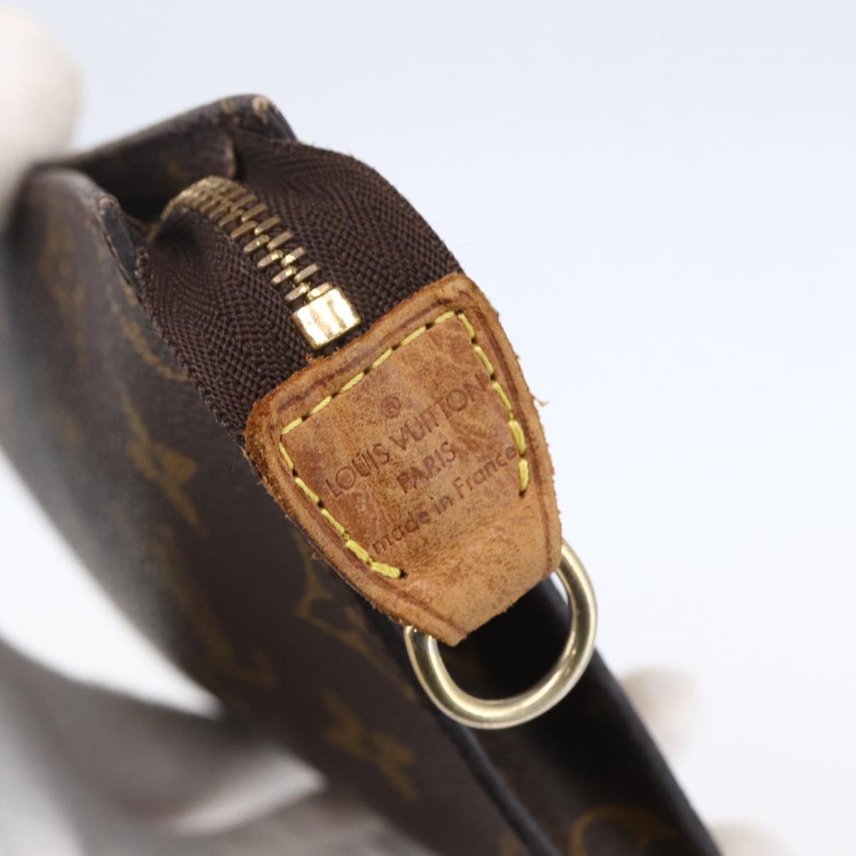 LOUIS VUITTON Monogram Bucket PM Accessory Pouch LV Auth 153933