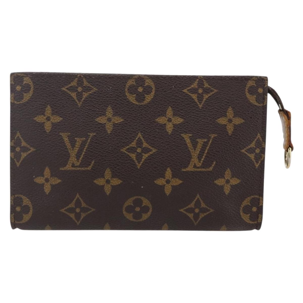 LOUIS VUITTON Monogram Bucket PM Accessory Pouch LV Auth 153933
