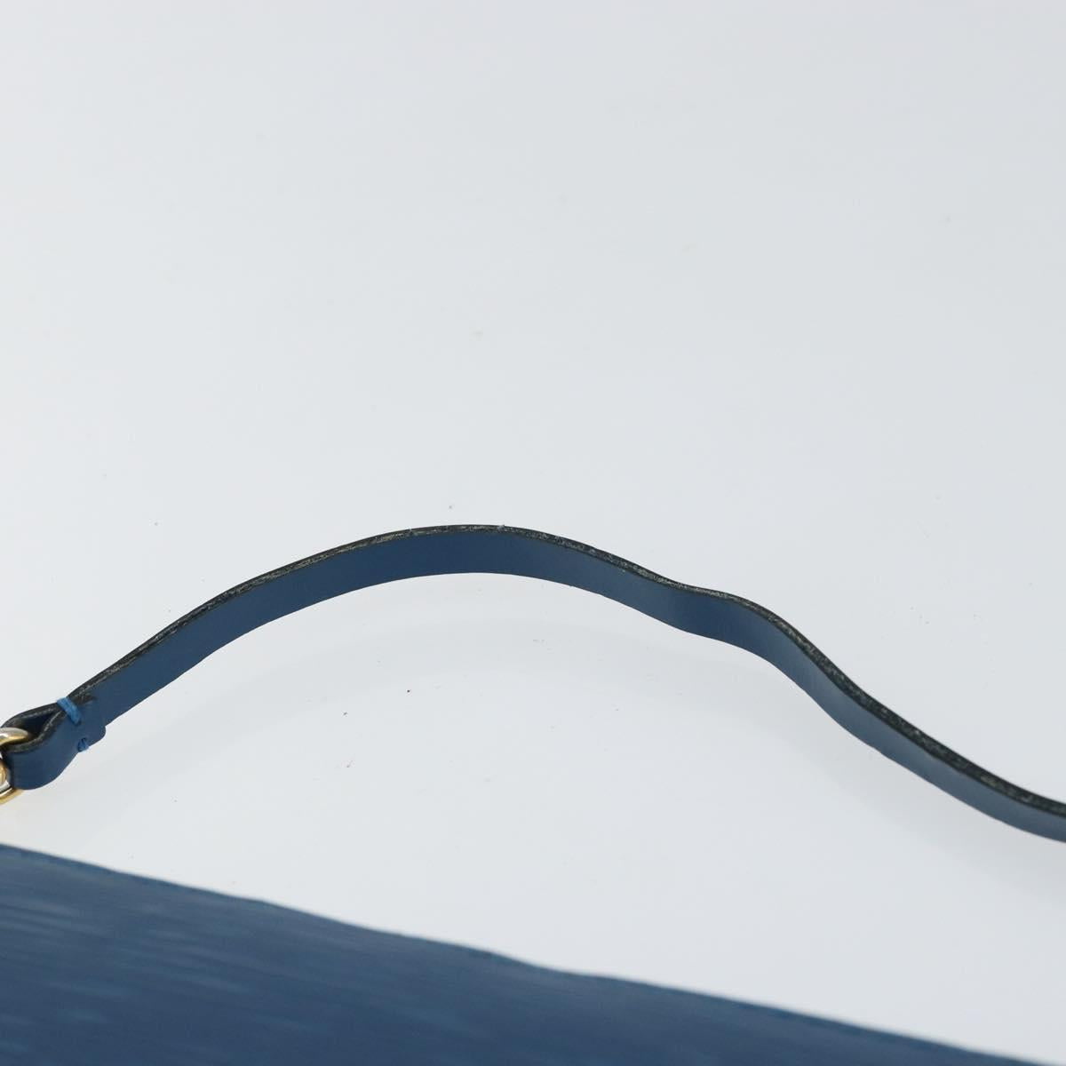 LOUIS VUITTON Epi Pochette Accessoires Accessory Pouch Blue M52985 Auth 153939