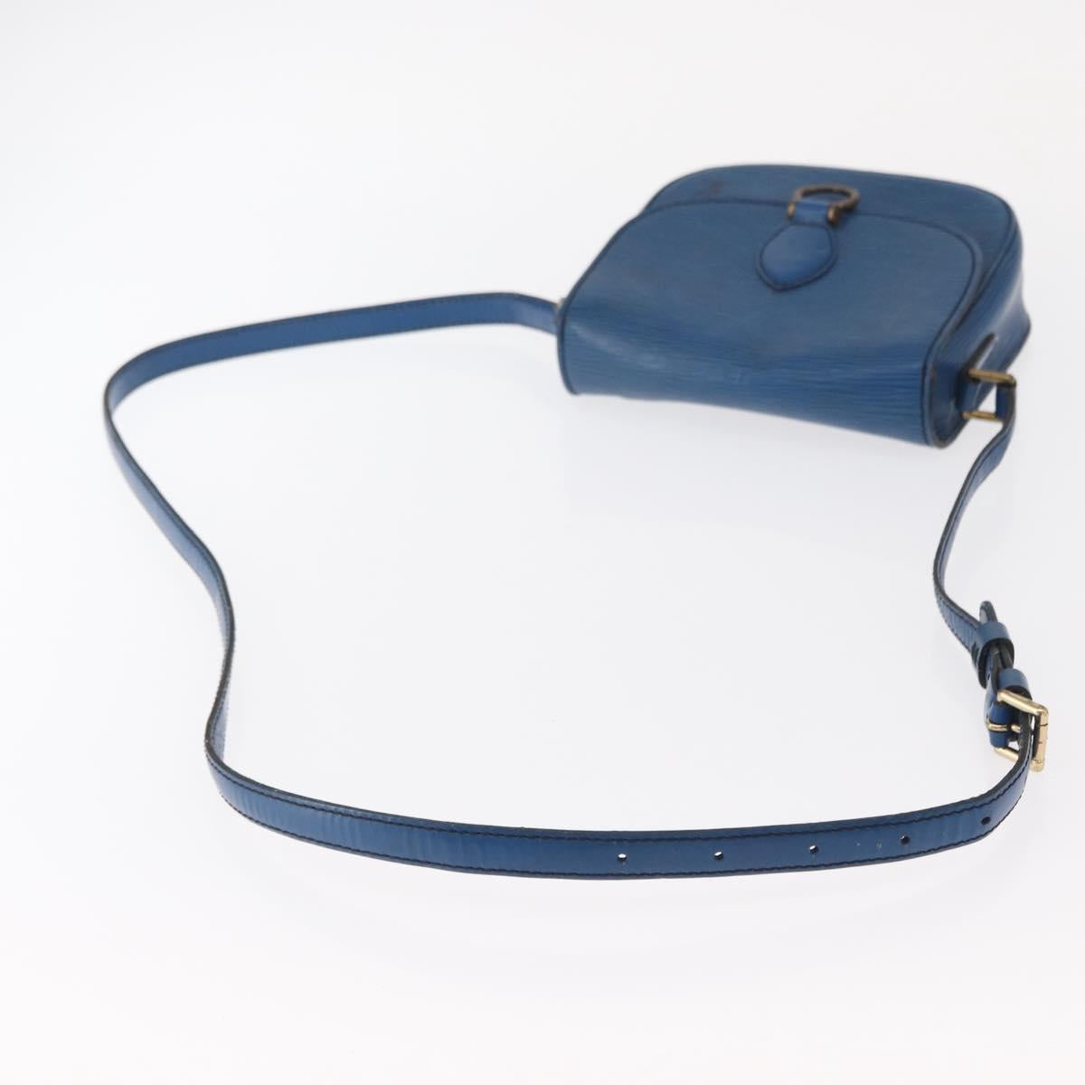 LOUIS VUITTON Epi Saint Cloud PM Shoulder Bag Blue M52195 LV Auth 153940
