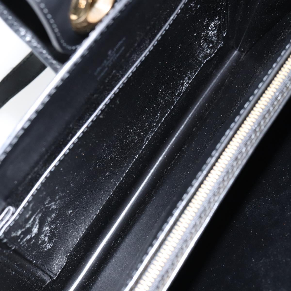 LOUIS VUITTON Epi Capuchin Shoulder Bag Black M52342 LV Auth 153942