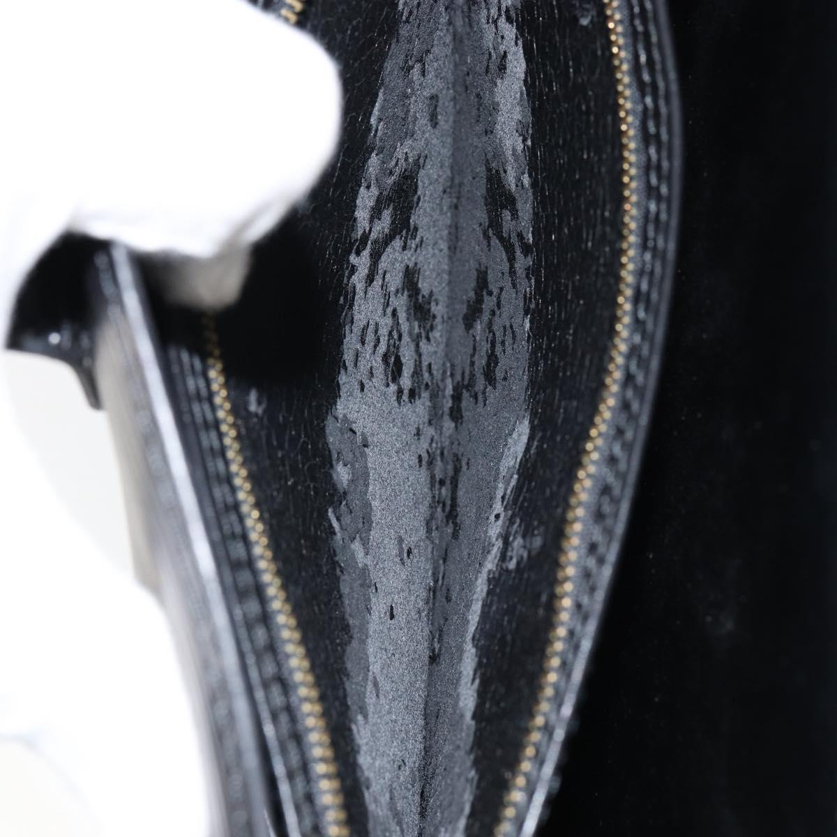 LOUIS VUITTON Epi Capuchin Shoulder Bag Black M52342 LV Auth 153942