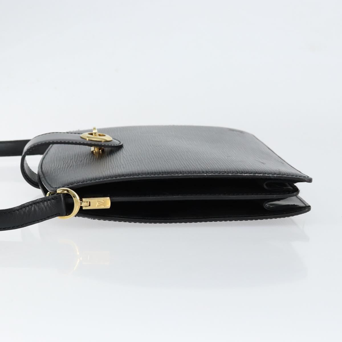 LOUIS VUITTON Epi Capuchin Shoulder Bag Black M52342 LV Auth 153942