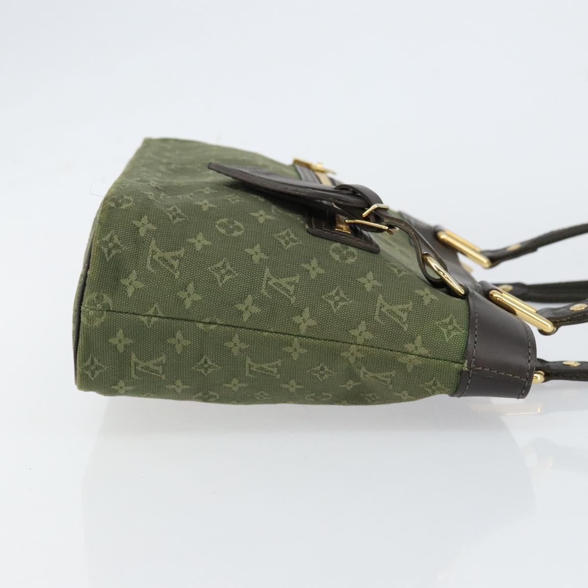 LOUIS VUITTON Monogram Mini Lucille PM Hand Bag TST Khaki M92682 LV Auth 153945