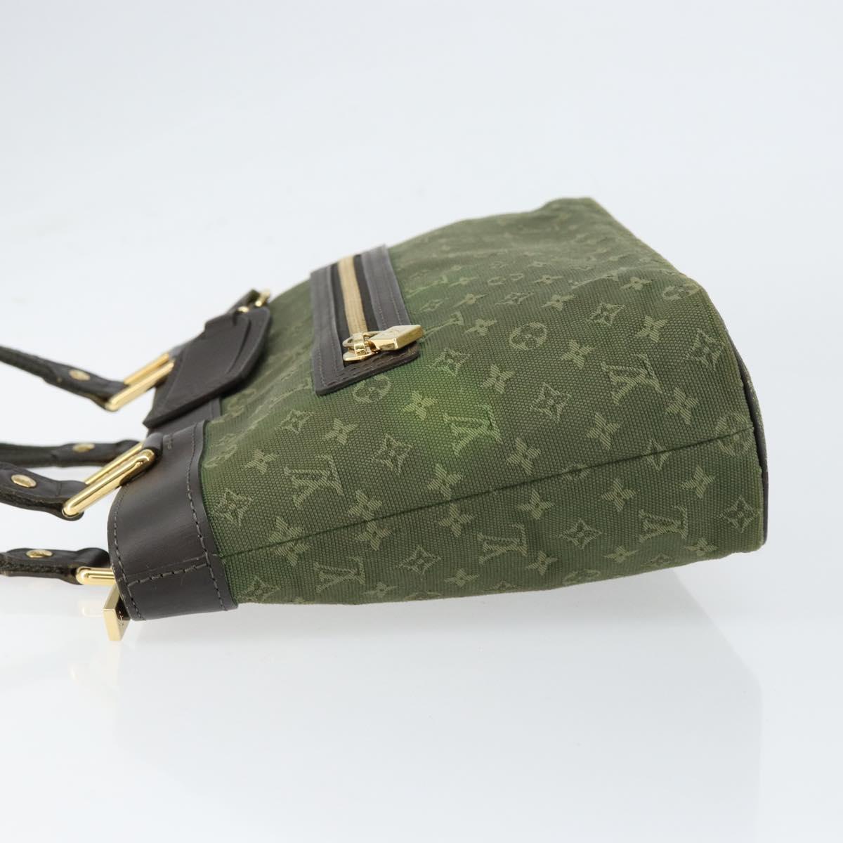 LOUIS VUITTON Monogram Mini Lucille PM Hand Bag TST Khaki M92682 LV Auth 153945