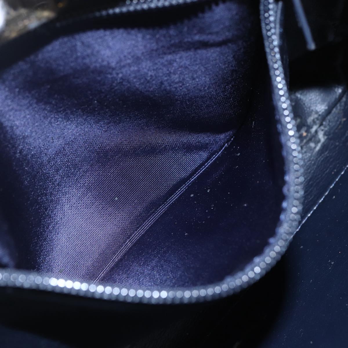 LOEWE Anagram Shoulder Bag Leather Gold Auth 153984