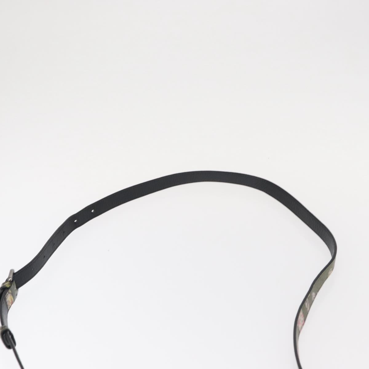 LOEWE Shoulder Bag Leather Green Auth 153985