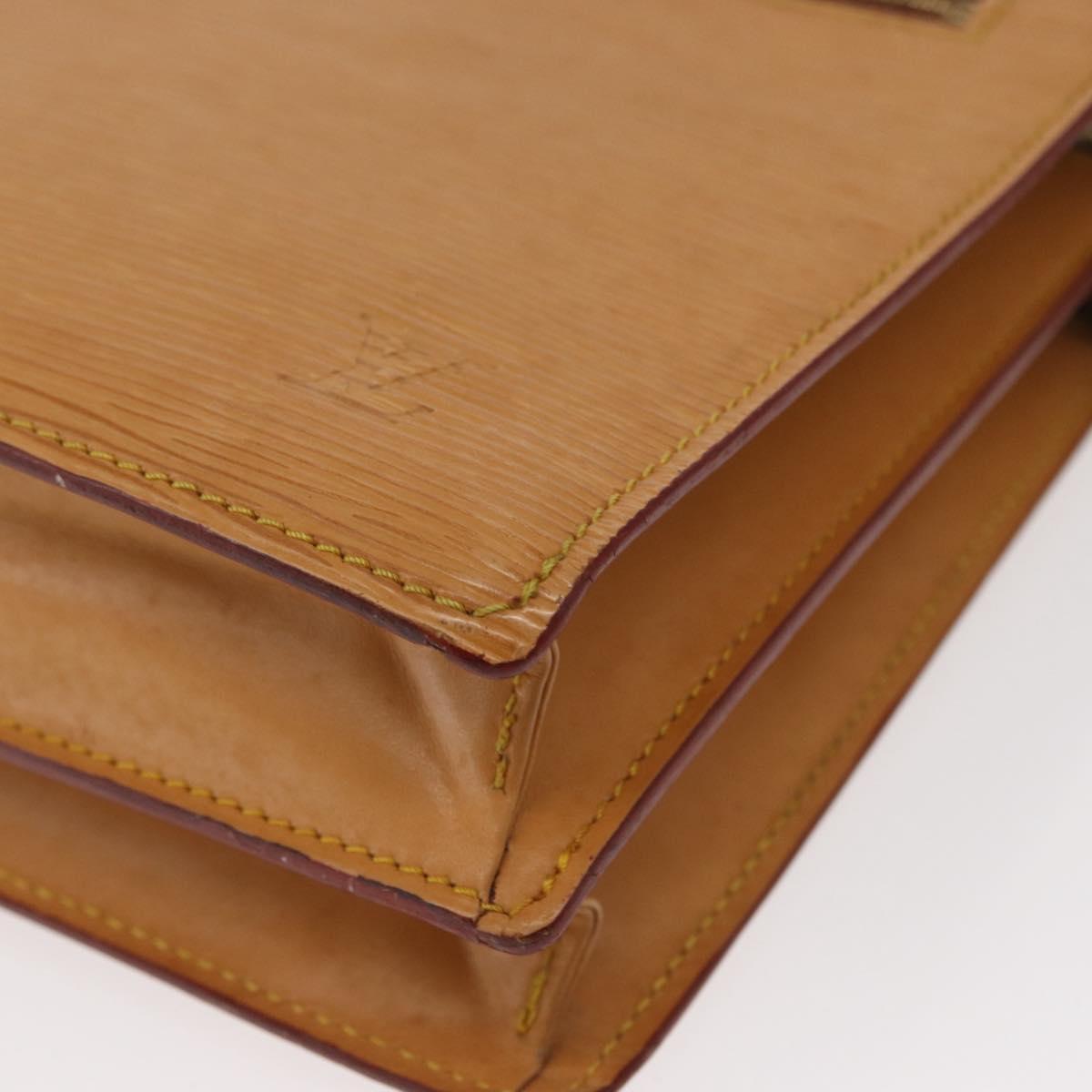 LOUIS VUITTON Epi Angian Shoulder Bag Beige M52116 LV Auth 153996