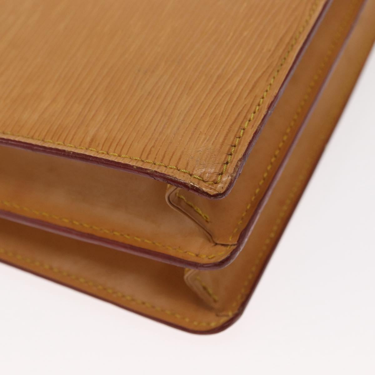 LOUIS VUITTON Epi Angian Shoulder Bag Beige M52116 LV Auth 153996