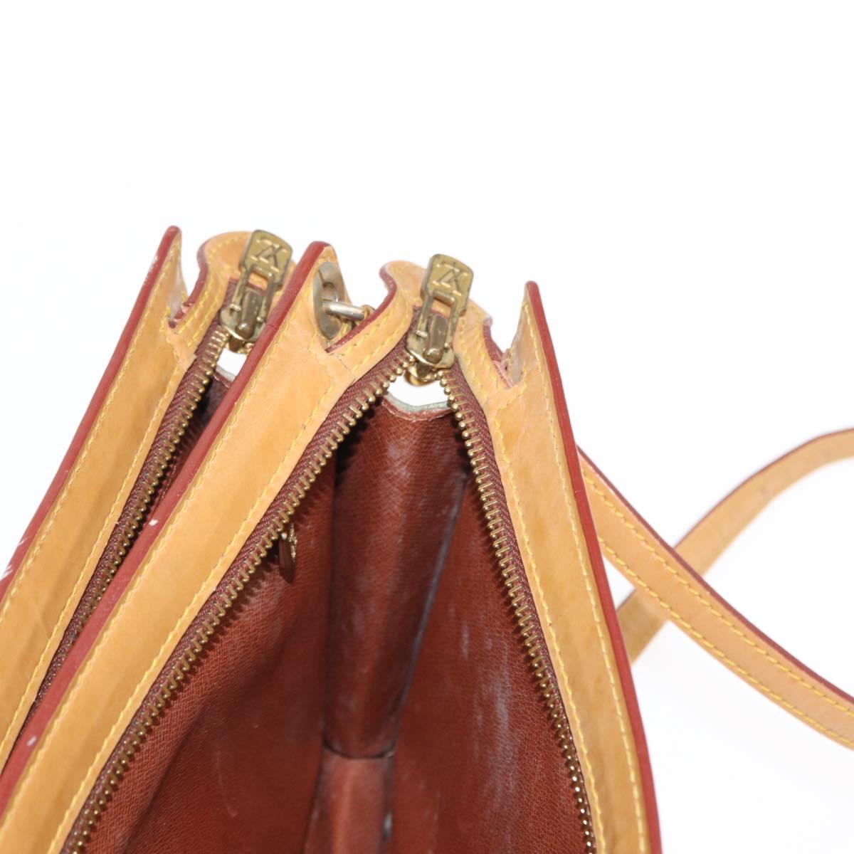 LOUIS VUITTON Epi Angian Shoulder Bag Beige M52116 LV Auth 153996