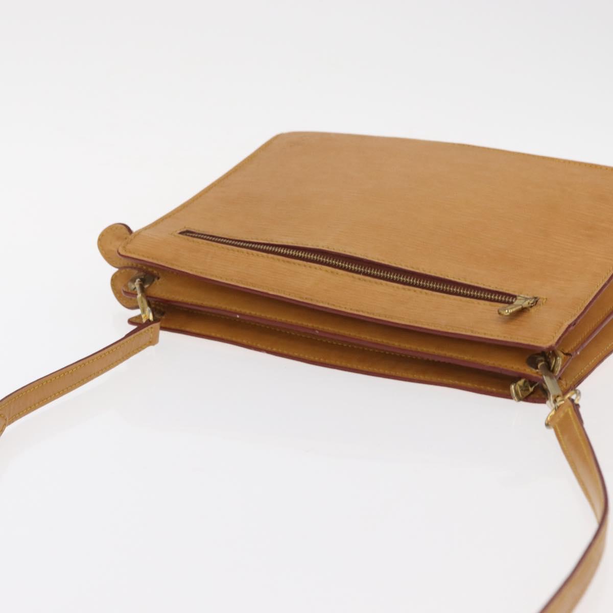 LOUIS VUITTON Epi Angian Shoulder Bag Beige M52116 LV Auth 153996