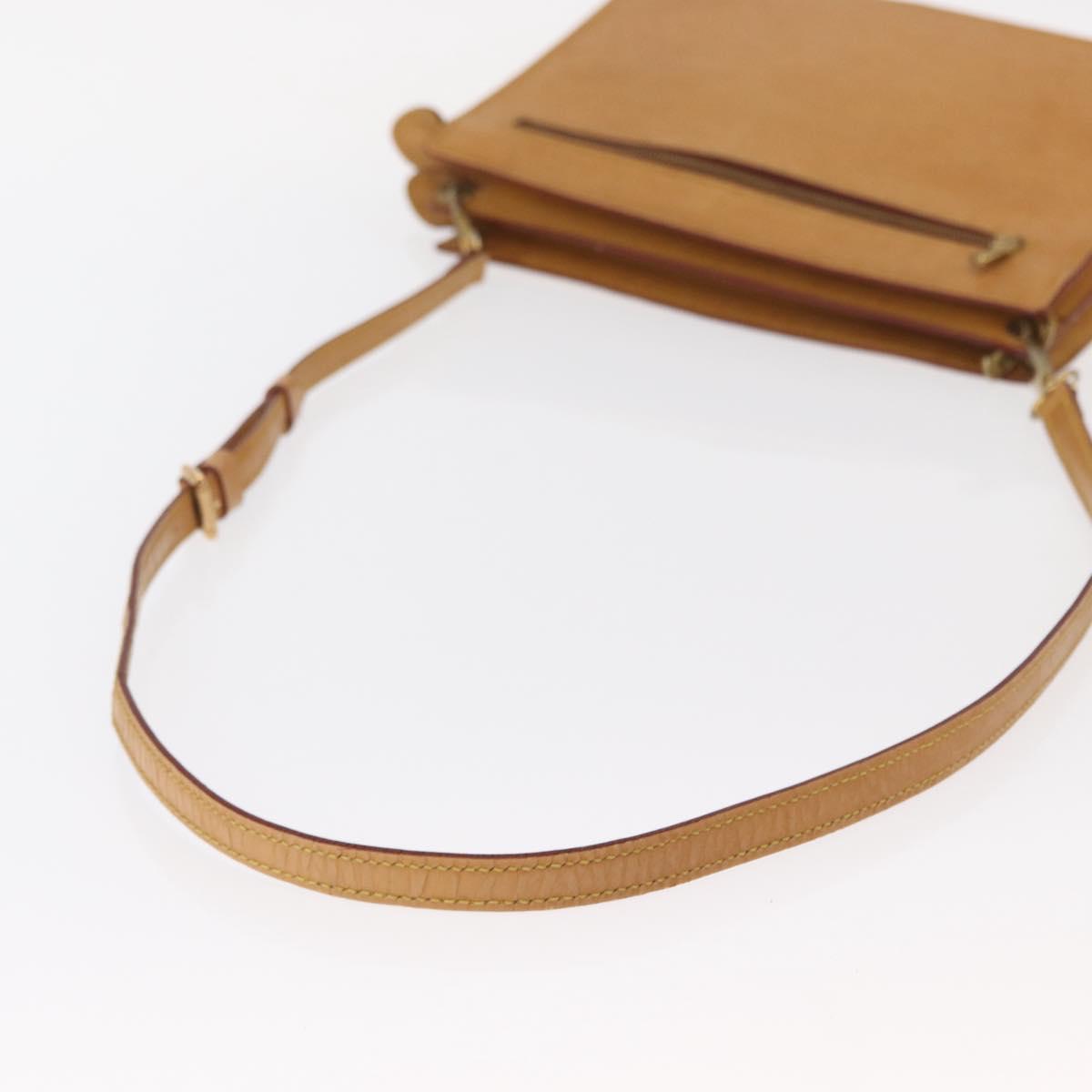 LOUIS VUITTON Epi Angian Shoulder Bag Beige M52116 LV Auth 153996