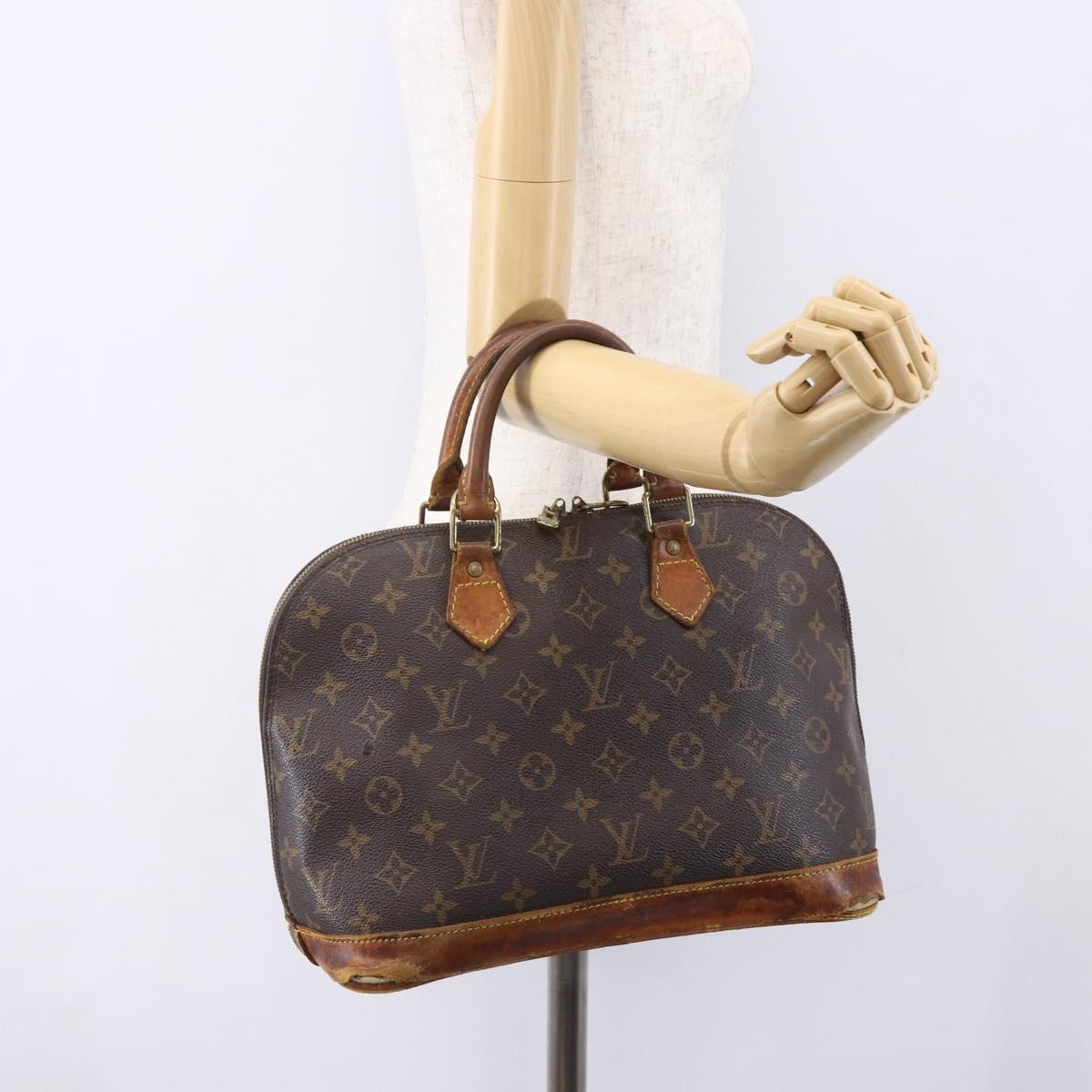 LOUIS VUITTON Monogram Alma Hand Bag M51130 LV Auth 154002