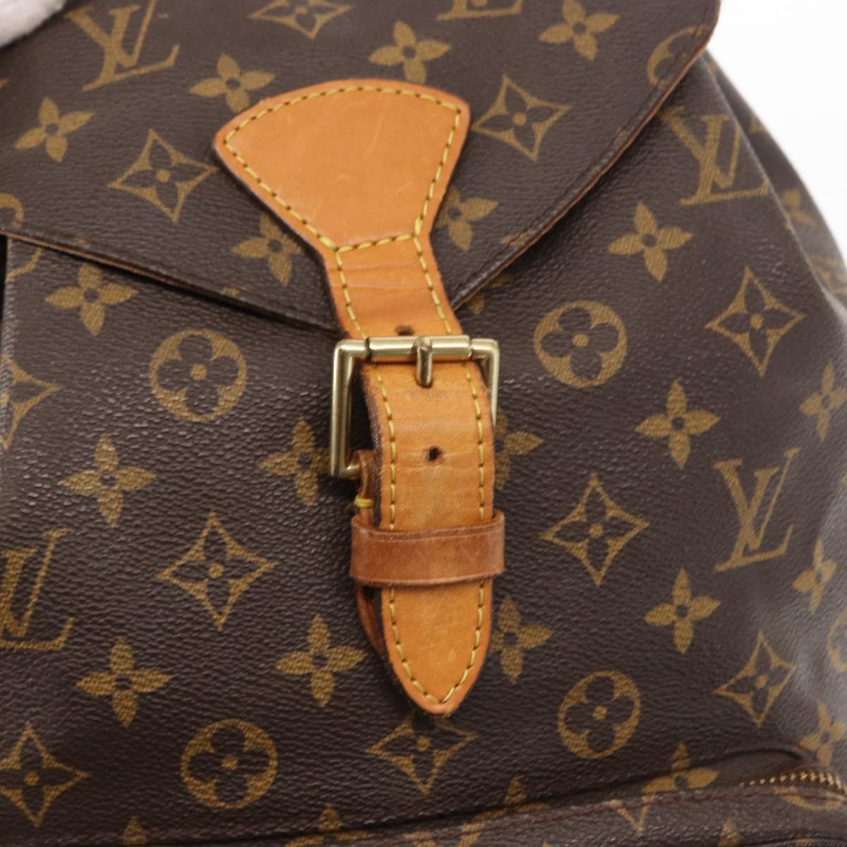 LOUIS VUITTON Monogram Montsouris GM Backpack M51135 LV Auth 154003