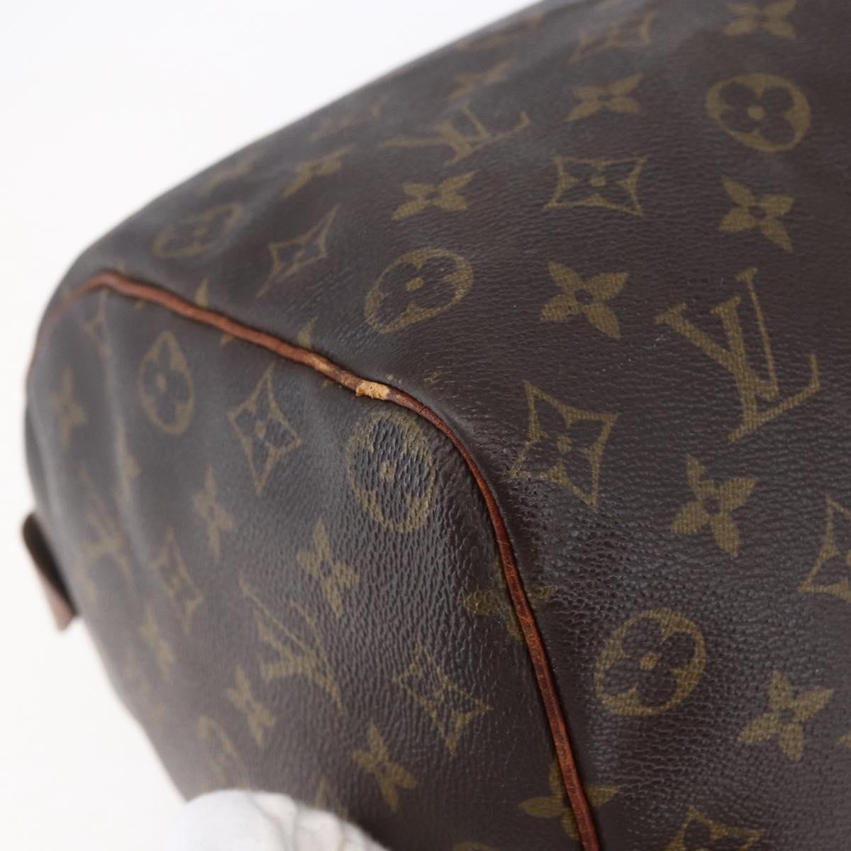 LOUIS VUITTON Monogram Speedy 35 Hand Bag M41524 LV Auth 154007