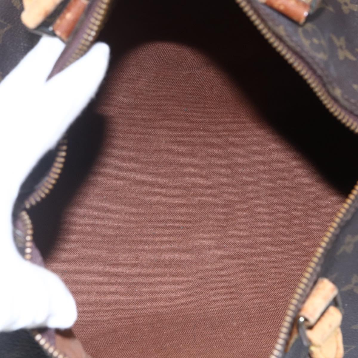 LOUIS VUITTON Monogram Speedy 30 Hand Bag M41526 LV Auth 154008