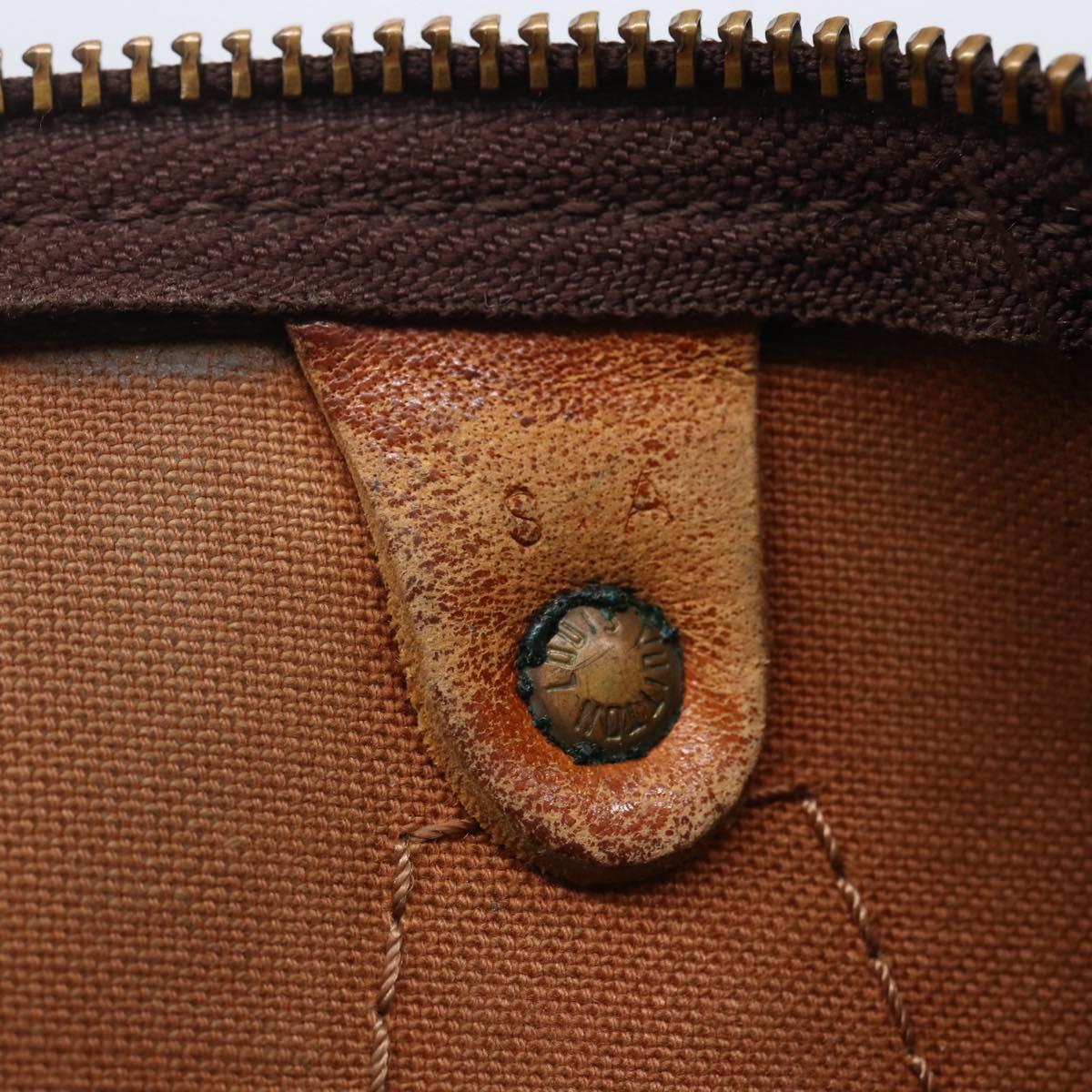 LOUIS VUITTON Monogram Speedy 30 Hand Bag M41526 LV Auth 154008