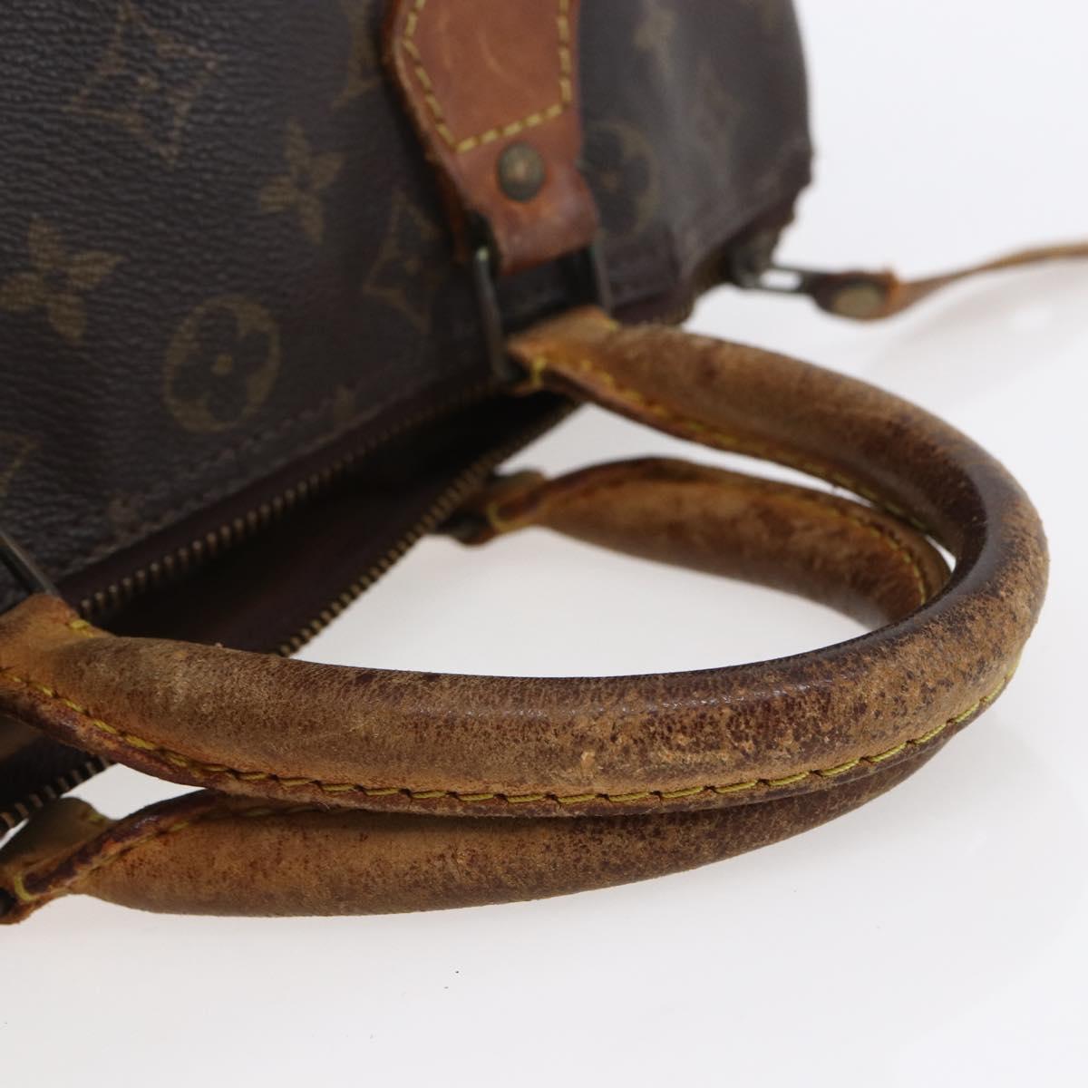 LOUIS VUITTON Monogram Speedy 30 Hand Bag M41526 LV Auth 154008