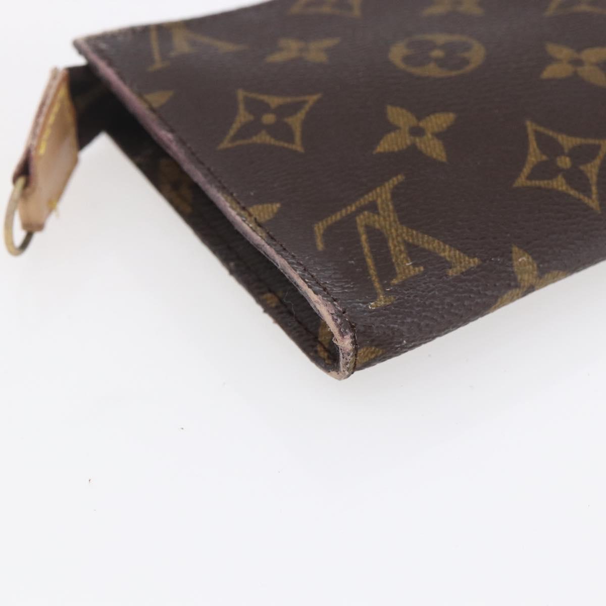 LOUIS VUITTON Monogram Bucket GM Accessory Pouch LV Auth 154011