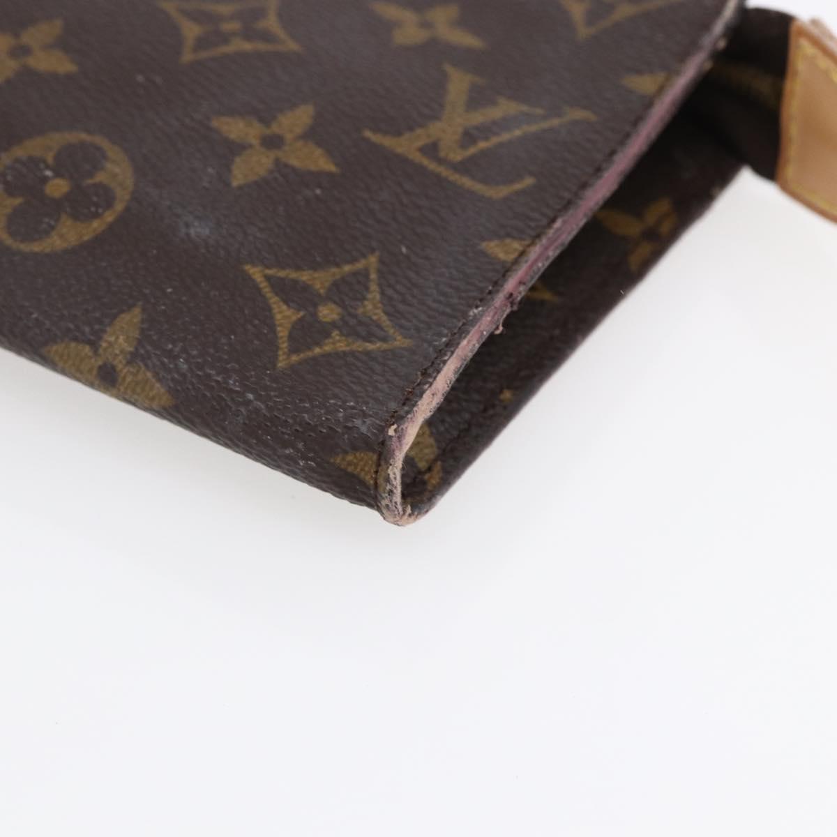 LOUIS VUITTON Monogram Bucket GM Accessory Pouch LV Auth 154011