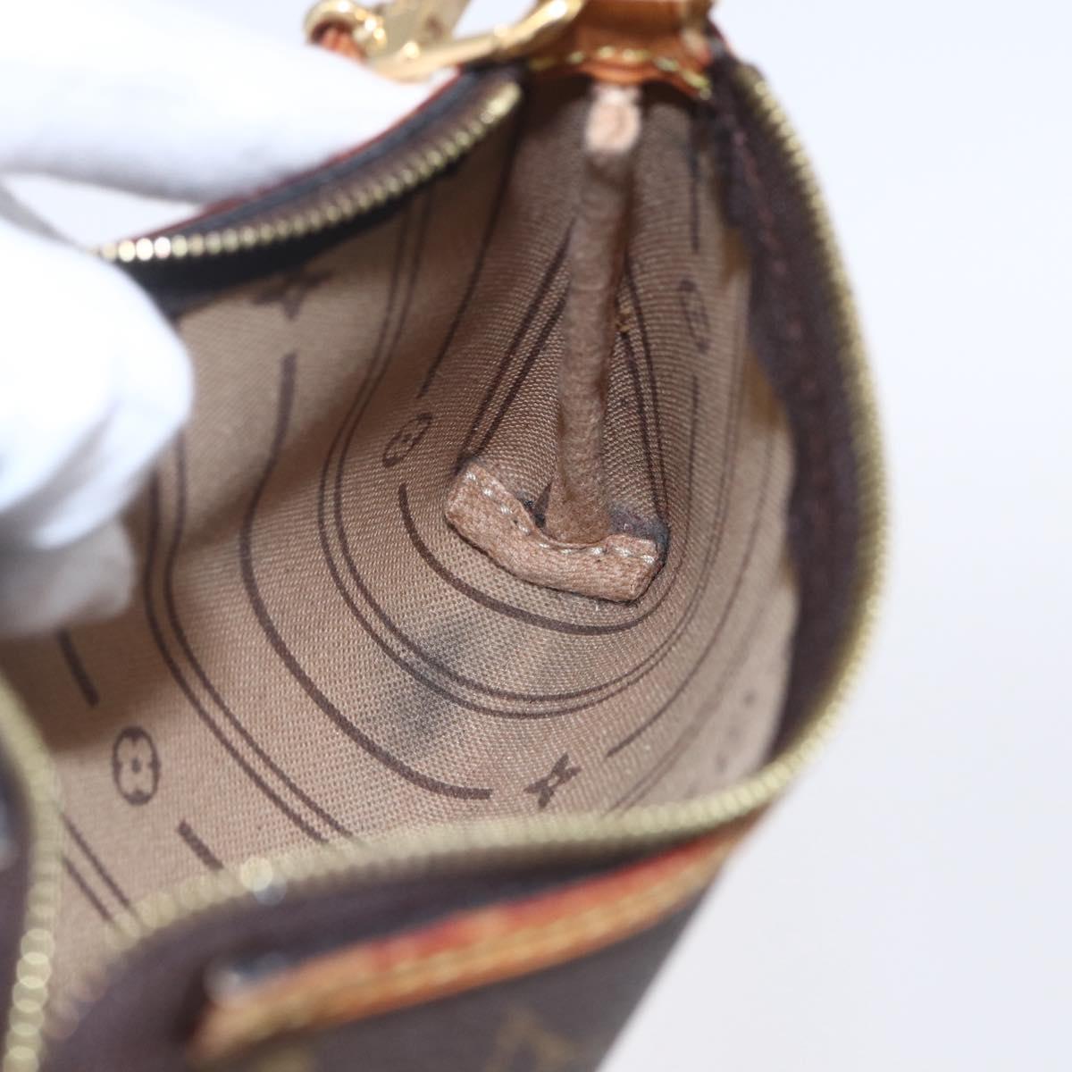 LOUIS VUITTON Monogram Mini Pochette Delight Full Pouch M40309 LV Auth 154012